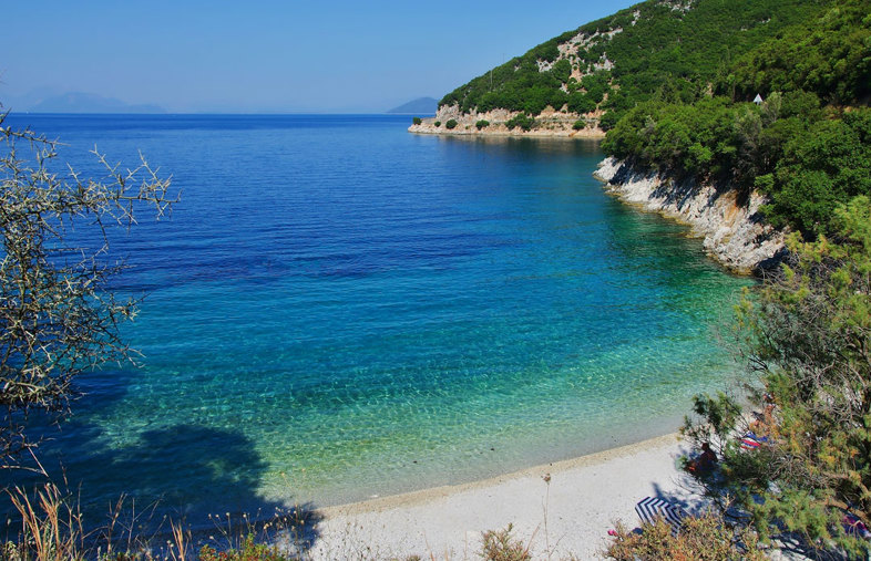 Small beach between Frikes and Kioni